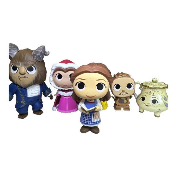Lot of 6 Disney Beauty and the Beast Funko Mini Figures Size 3.5" - 2" - Picture 8 of 10
